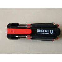 OkaeYa 8 in 1 Multi Function Screwdriver Tool Kit and 6 LED Light Torch